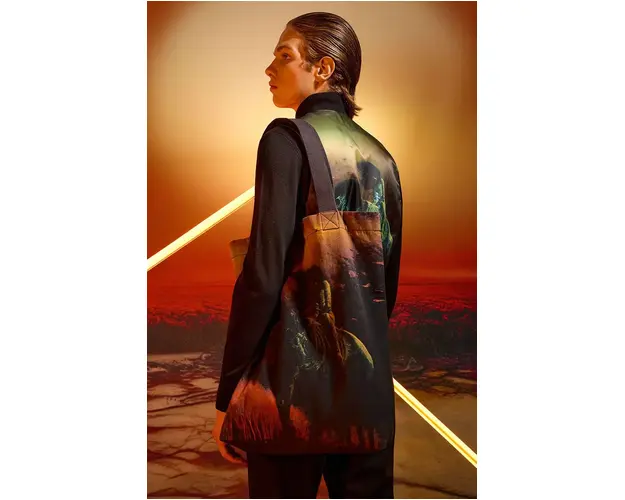 Medicine geanta de bumbac culoarea negru