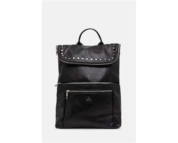 Medicine rucsac femei, culoarea negru, mare, neted