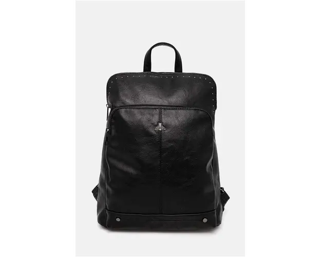 Medicine rucsac femei, culoarea negru, mare, cu imprimeu