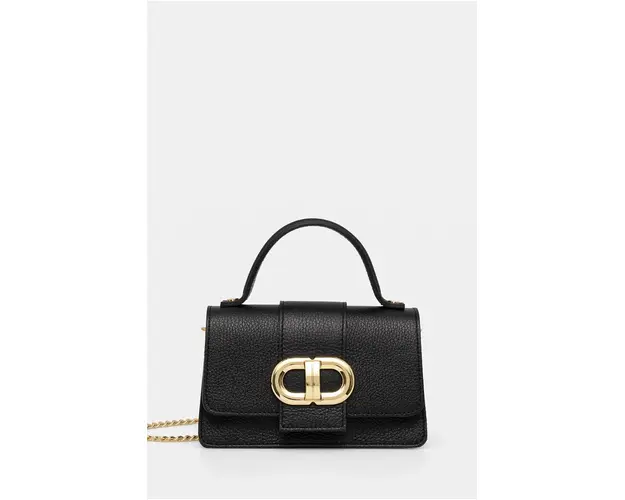 Medicine poseta de piele culoarea negru