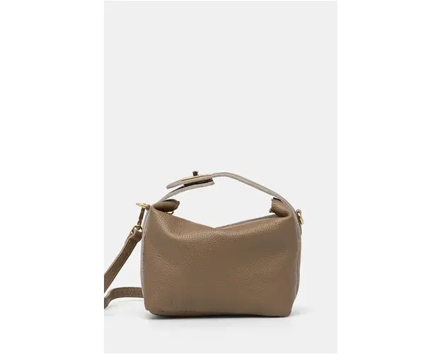 Medicine poseta de piele culoarea maro