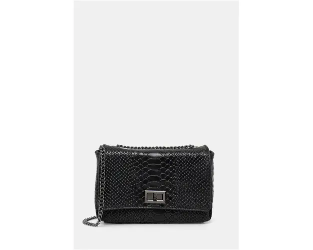 Medicine poseta de piele culoarea negru