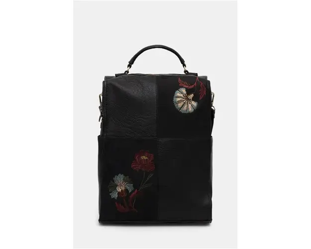 Medicine rucsac femei, culoarea negru, mare, cu imprimeu