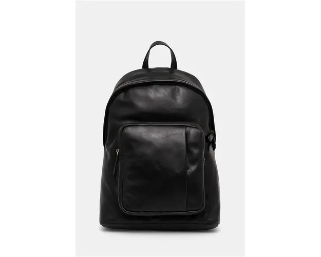 Medicine ghiozdan de piele barbati, culoarea negru, mic, neted