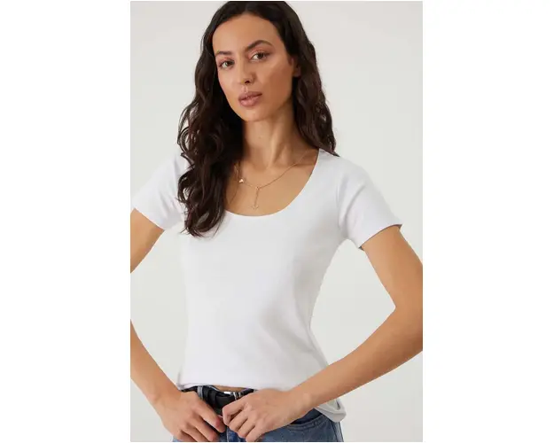 Medicine tricou femei, culoarea alb