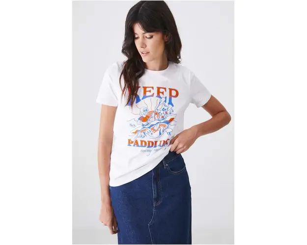 Medicine tricou femei, culoarea alb