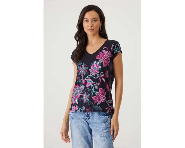 Medicine tricou din bumbac femei, culoarea negru