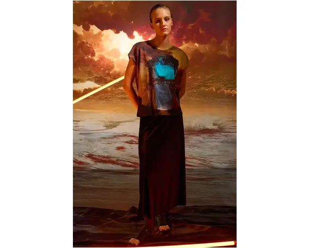 Medicine tricou din bumbac femei, culoarea negru