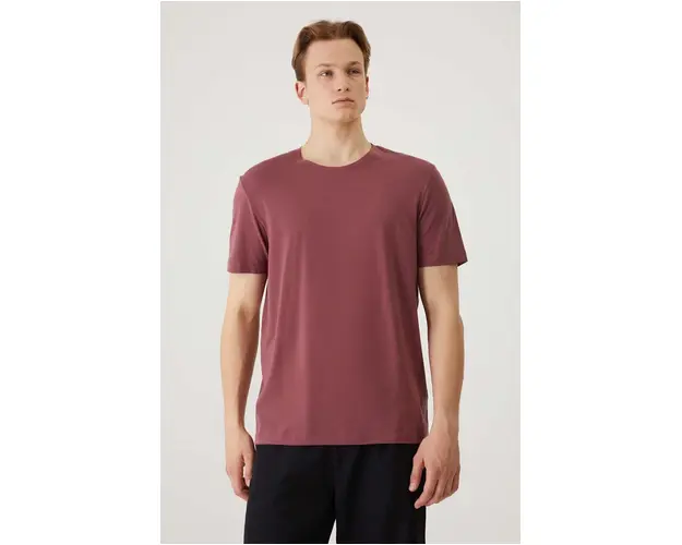 Medicine tricou barbati, culoarea roz, neted