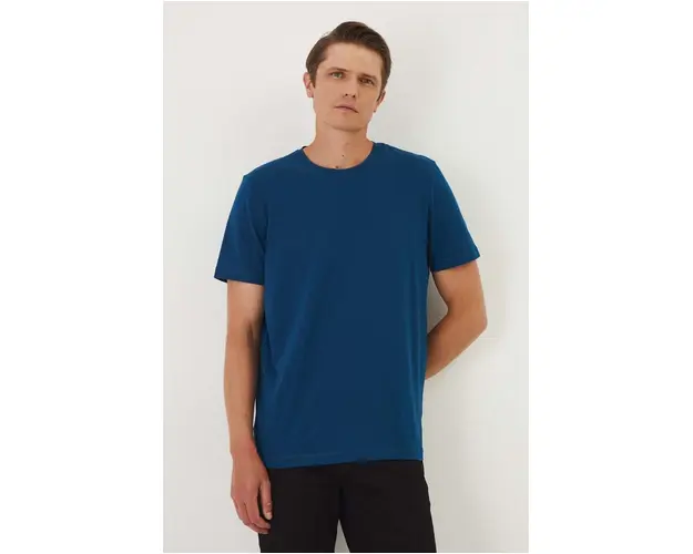 Medicine tricou barbati, culoarea verde, neted