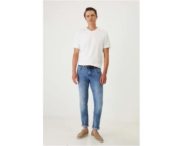 Medicine tricou barbati, culoarea alb, neted