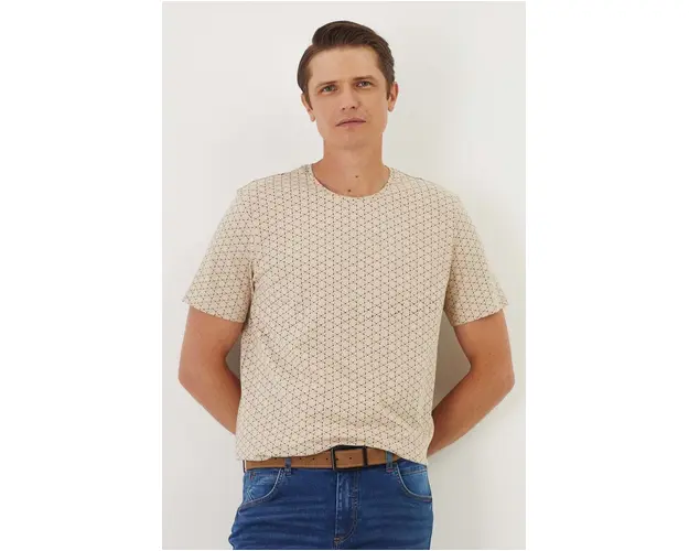 Medicine tricou barbati, culoarea bej