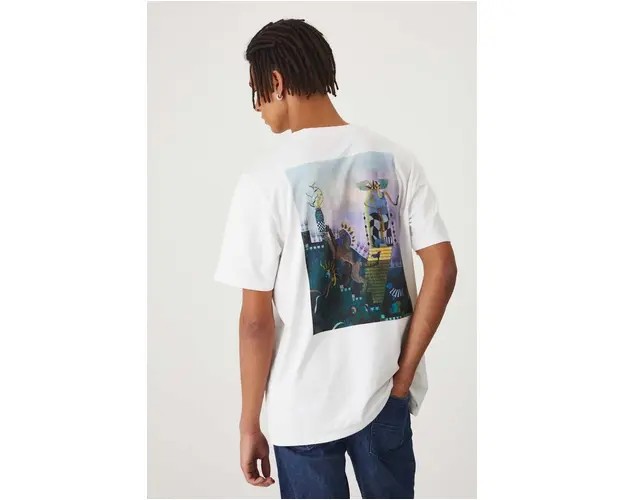 Medicine tricou culoarea alb, cu imprimeu