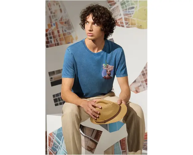 Medicine tricou din bumbac barbati, cu imprimeu