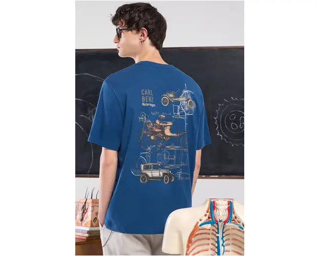 Medicine tricou din bumbac barbati, cu imprimeu