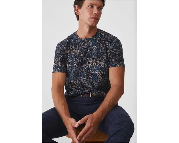 Medicine tricou barbati, culoarea negru, modelator