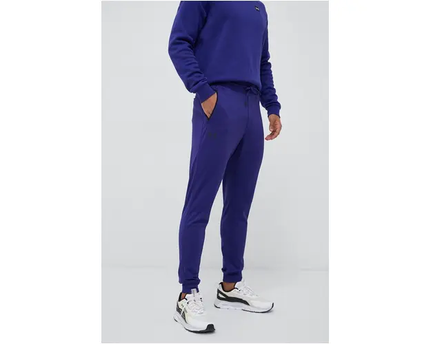 Under Armour pantaloni de trening culoarea verde, neted