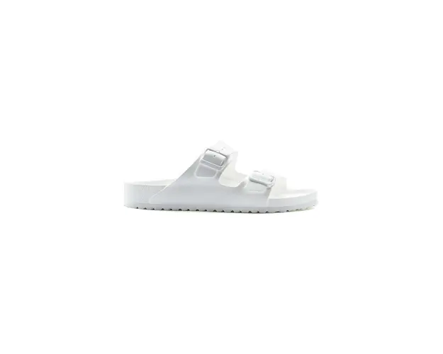 Birkenstock papuci Arizona Eva femei, culoarea alb, 129443