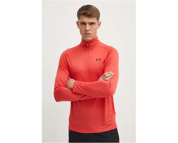 Under Armour hanorac de antrenament Tech 2.0 culoarea rosu, melanj