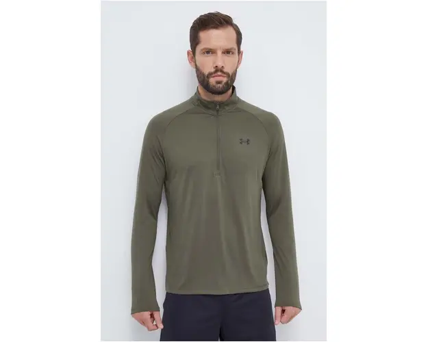 Under Armour hanorac de antrenament Tech 2.0 culoarea verde, melanj