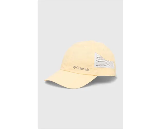 Columbia sapca Tech Shade culoarea galben, cu imprimeu 1539331