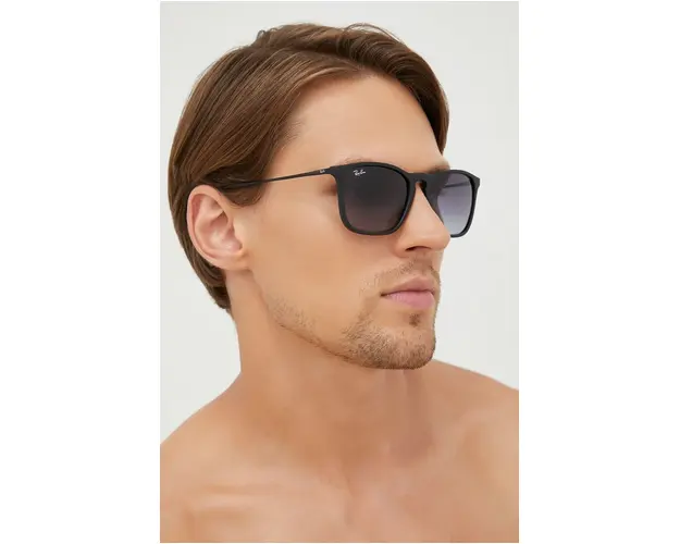 Ray-Ban ochelari de soare barbati, culoarea negru