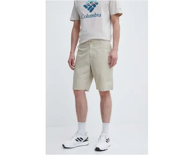 Columbia pantaloni scurti din bumbac Washed Out culoarea bej 1491953