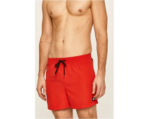 Quiksilver pantaloni scurti de baie culoarea rosu