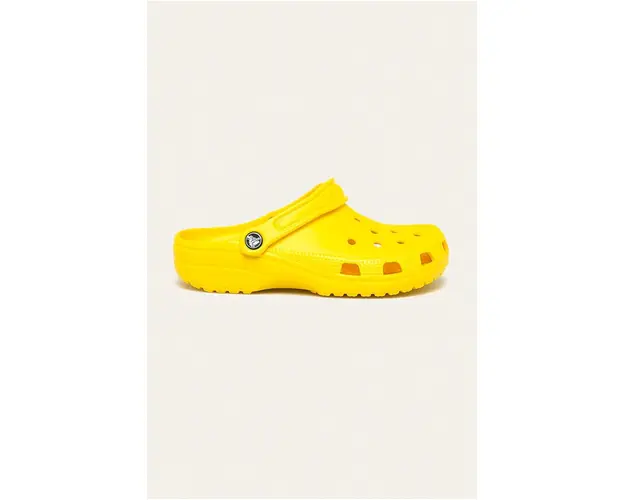 Crocs papuci Classic culoarea galben 207431