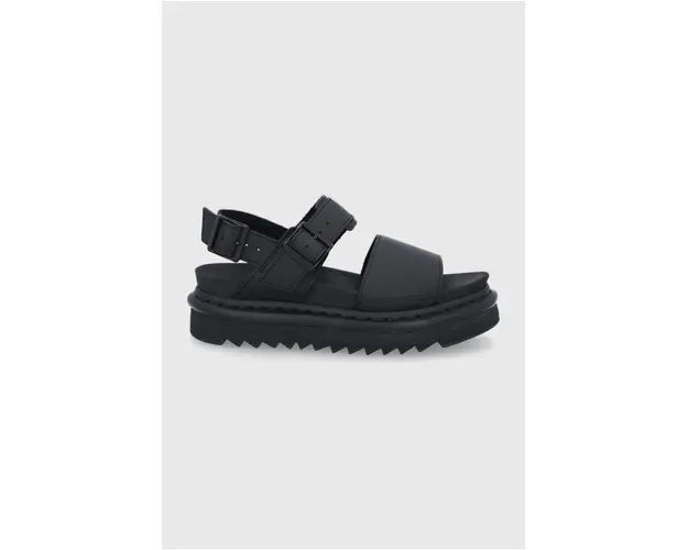 Dr. Martens sandale de piele Voss femei, culoarea negru, cu platforma DM23802001.Voss-Black