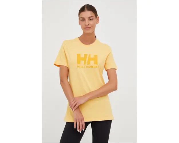 Helly Hansen tricou din bumbac culoarea portocaliu 34112-001