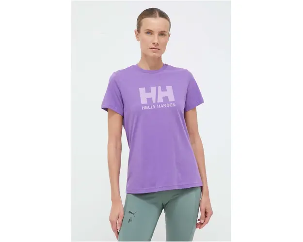 Helly Hansen tricou din bumbac culoarea alb 34112-001