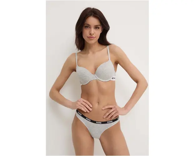 Puma sutien culoarea gri 907865