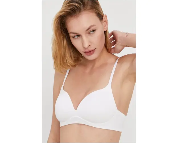 Puma sutien 935020 culoarea alb, material uni 935020