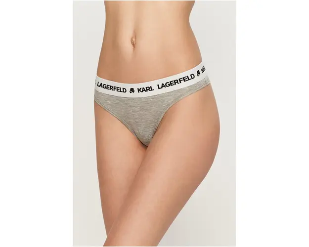 Karl Lagerfeld Tanga culoarea gri