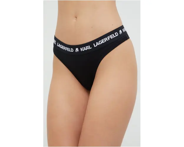 Karl Lagerfeld Tanga culoarea negru
