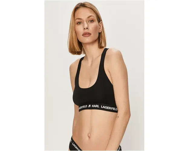 Karl Lagerfeld Sutien sport culoarea negru
