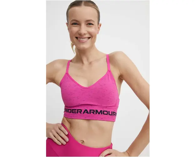 Under Armour sutien sport culoarea roz