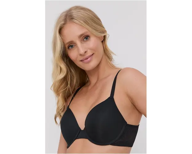 Dkny Sutien culoarea negru, material neted