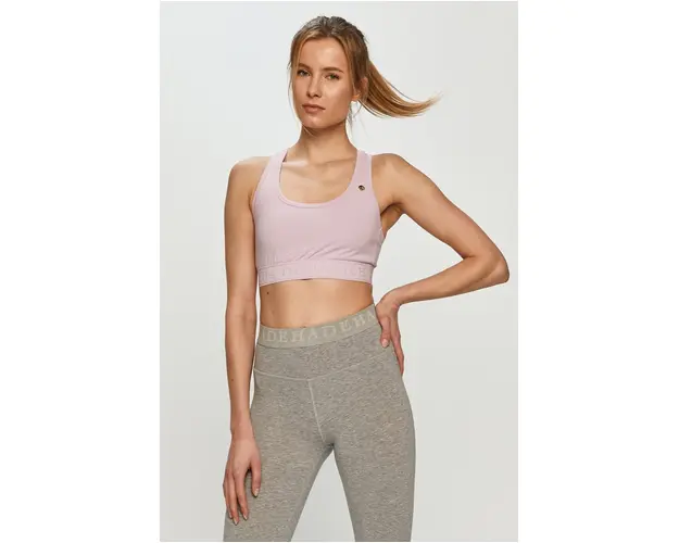 Deha Sutien sport culoarea roz, material neted