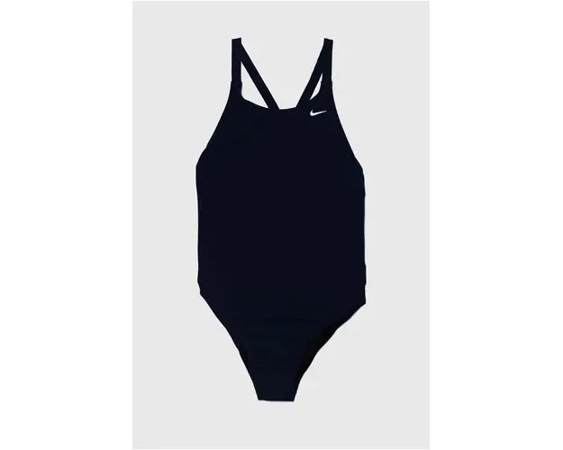 Nike costum de baie dintr-o bucata Hydrastrong Solid culoarea albastru marin, cupa moale