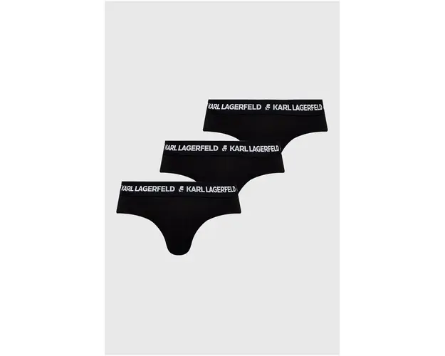 Karl Lagerfeld Slip (3-pack) barbati, culoarea negru