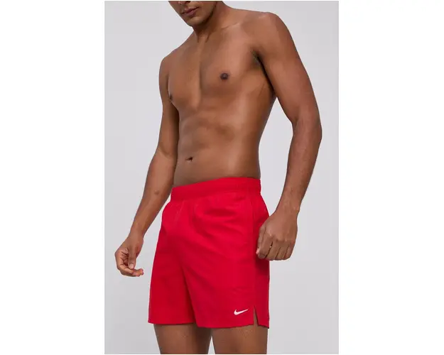 Nike pantaloni scurti de baie culoarea rosu