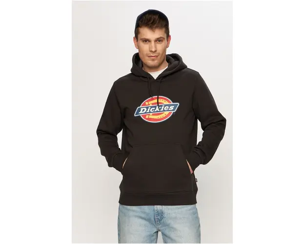 Dickies bluza barbati, culoarea negru, cu imprimeu DK0A4XCBBLK-BLACK