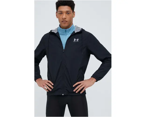 Under Armour windbreaker culoarea negru, de tranzitie