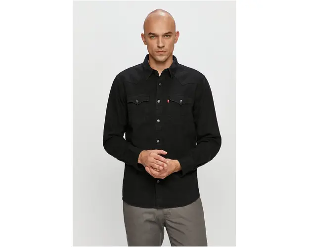 Levi's camasa din denim 85744.0002-Blacks