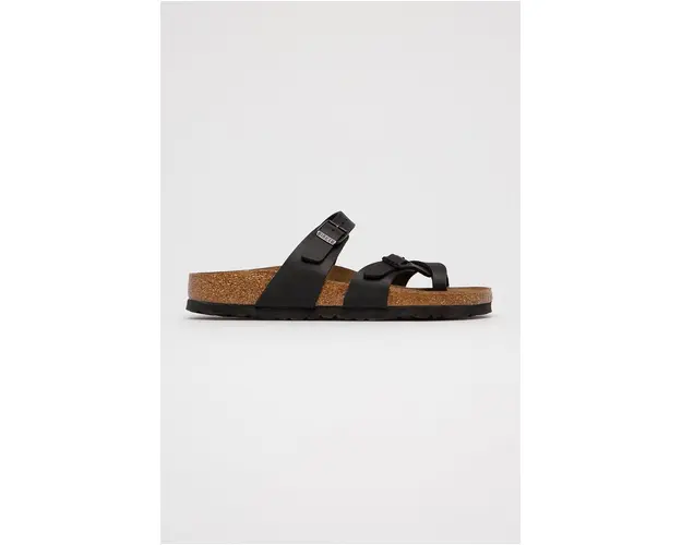 Birkenstock papuci Mayari femei, culoarea negru, 71793