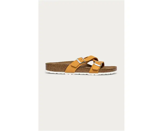 Birkenstock papuci Madrid femei, culoarea portocaliu 1018804