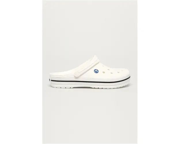 Crocs papuci Crocband barbati, culoarea alb 11016