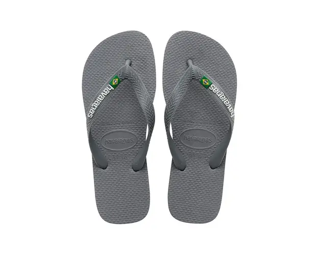 Havaianas slapi BRASIL LOGO culoarea gri 4110850.5002
